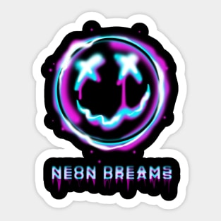 Neon Dreams Sticker